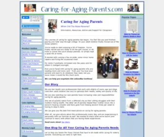 Caring-For-Aging-Parents.com(Caring for Aging Parents) Screenshot
