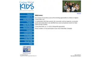 Caringaboutkidsinc.org(Caring About Kids) Screenshot