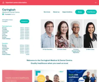 Caringbahmedicalanddental.com.au(Caringbah Medical Centre) Screenshot