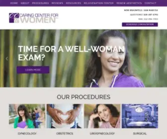 Caringcenterforwomen.com(New Braunfels) Screenshot