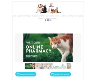 Caringheartsanimalclinic.com(Caring Hearts Animal Clinic) Screenshot