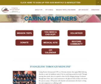 Caringpartners.org(Caring Partners International) Screenshot