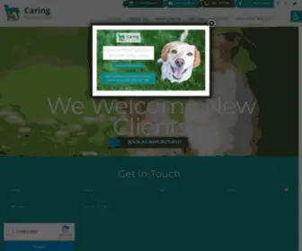 Caringpethospital.net(Veterinarian in Hayward) Screenshot