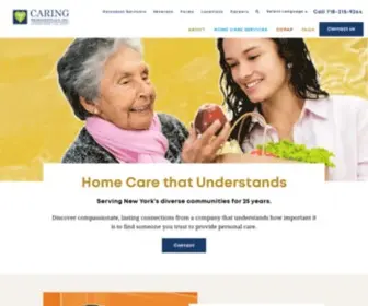 Caringprofessionals.com(Home Care that Understands) Screenshot