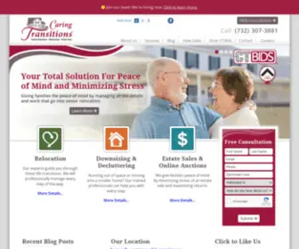 Caringtransitionscnj.com(Caring Transitions of Central Jersey) Screenshot