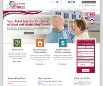 Caringtransitionsofsps.com(Caring Transitions of South Puget Sound) Screenshot