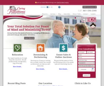 Caringtransitionsscv.com(Caring Transitions of Santa Clarita) Screenshot