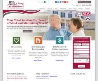 Caringtransitionsthreerivers.com(Caring Transitions Three Rivers) Screenshot