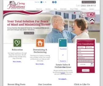 Caringtransitionswaukesha.com(Caring Transitions of Waukesha County) Screenshot