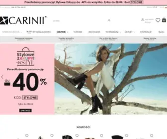 Carinii.com.pl(Buty damskie i torebki) Screenshot