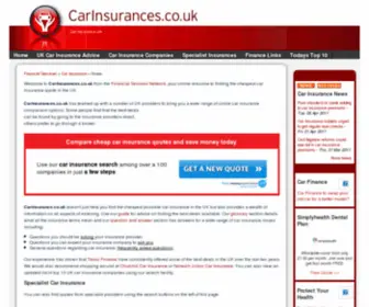 Carinsurances.co.uk(Carinsurances) Screenshot