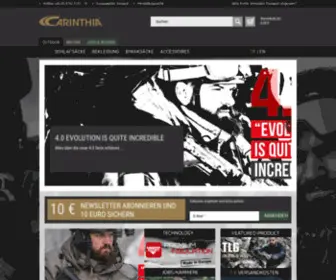 Carinthia-Bags.com(Carinthia Online) Screenshot