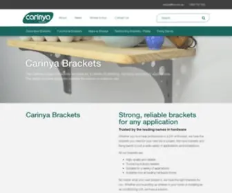 Carinya.com.au(Quality Bracket Suppliers Australia) Screenshot