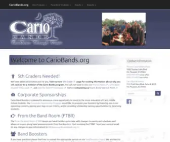 Cariobands.org(Snoots Technology Services LLC) Screenshot