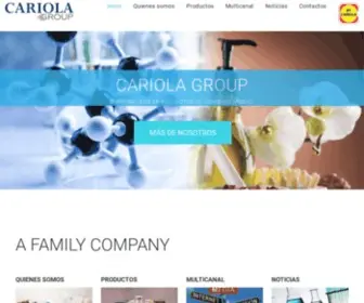 Cariolagroup.com(A Family Company) Screenshot