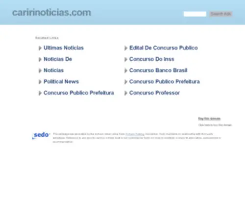 Caririnoticias.com(Cariri Notícias) Screenshot