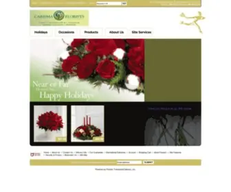 Carismaflorists.com(Carisma Florists) Screenshot