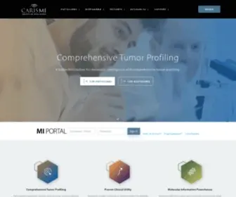 Carismolecularintelligence.com(Caris Molecular Intelligence Tumor Profiling) Screenshot