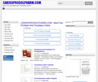 Carisoprodolpharm.com(优质信托网) Screenshot