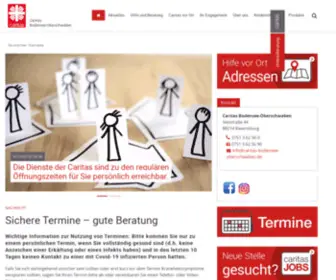 Caritas-Bodensee-Oberschwaben.de(Nah dran an den Menschen) Screenshot