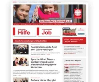 Caritas-Darmstadt.de(Startseite) Screenshot