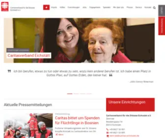 Caritas-Eichstaett.de(Eichstätt) Screenshot