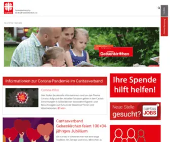 Caritas-Gelsenkirchen.de(Startseite) Screenshot