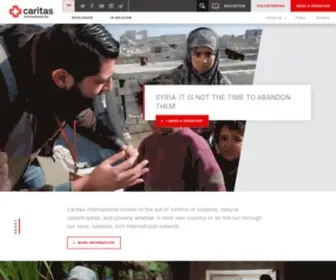 Caritas-INT.be(Aide aux victimes de violences) Screenshot