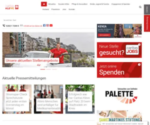 Caritas-Kleve.de(Startseite) Screenshot