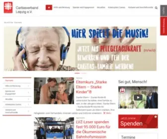 Caritas-Leipzig.de(Startseite) Screenshot