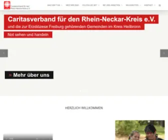 Caritas-Rhein-Neckar.de(Caritas Rhein Neckar) Screenshot