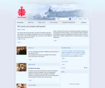 Caritas-SPB.org.ru(Санкт) Screenshot