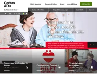 Caritas-Stpoelten.at(Caritas St) Screenshot