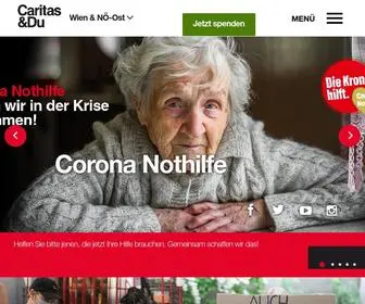 Caritas-Wien.at(Wir helfen) Screenshot