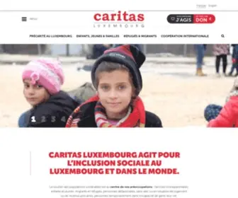 Caritas.lu(Caritas Luxembourg) Screenshot