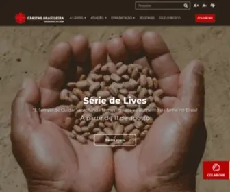 Caritas.org.br(Cáritas) Screenshot