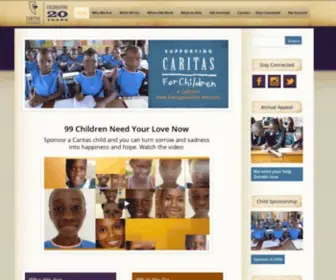 Caritasforchildren.org(Caritas) Screenshot