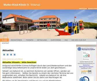 Caritasklinik-Wangerooge.de(Alles über die caritas mutter) Screenshot