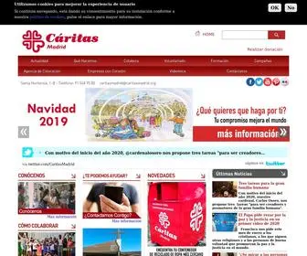 Caritasmadrid.org(C&aacuteritas-Ayuda Iglesia Cat&oacutelica-Solidaridad y Necesitados) Screenshot