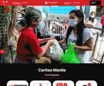 Caritasmanila.org.ph(Caritas Manila) Screenshot