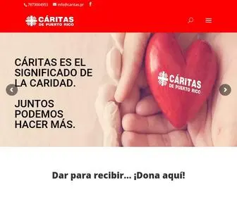 Caritaspr.net(Cáritas) Screenshot