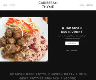 Carithyme.com(Jamaican Restaurant) Screenshot