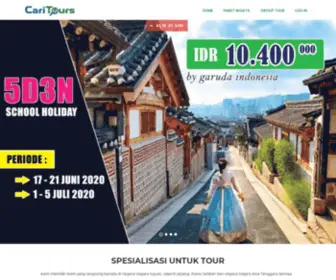 Caritours.com(Cari Tours) Screenshot