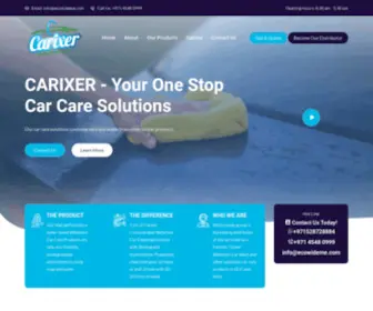 Carixer.com(CARIXER Car Care Solutions) Screenshot