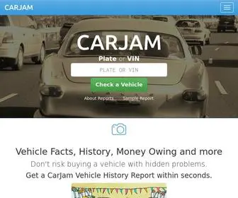Carjam.co.nz(Vehicle information) Screenshot