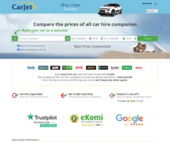 Carjet.co.uk(Car Hire) Screenshot