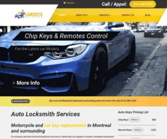 Carkeysolution.ca(Auto Locksmith Services) Screenshot