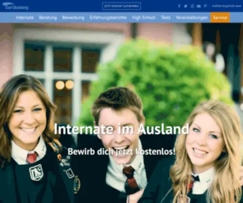 Carl-Duisberg-Internate-IM-Ausland.de(Internate im Ausland Boarding School Carl Duisberg) Screenshot