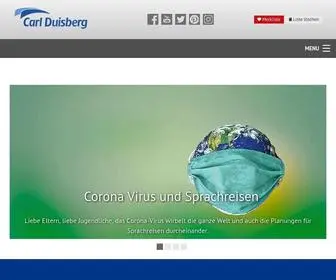 Carl-Duisberg-Sprachreisen.de(Sprachreisen mit den Carl Duisberg Centren) Screenshot