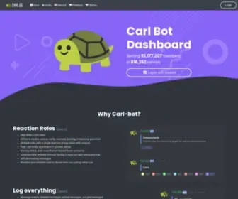 Carl.gg(Carl-bot Dashboard) Screenshot
